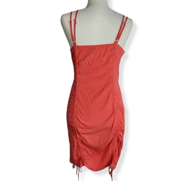 Wild Fable Ruched Pink Bodycon Dress Large - Picture 3 of 3